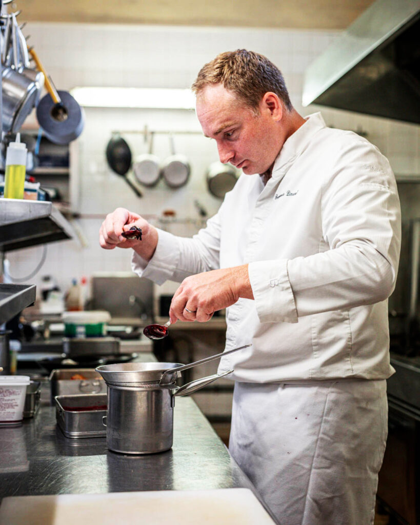 Benjamin Linard en cuisine